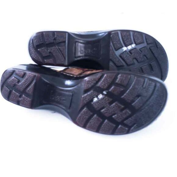 B.O.C. Leather Mules Slides Brown size 8, 39 Women Comfort Shoes Slid On - Picture 6 of 7